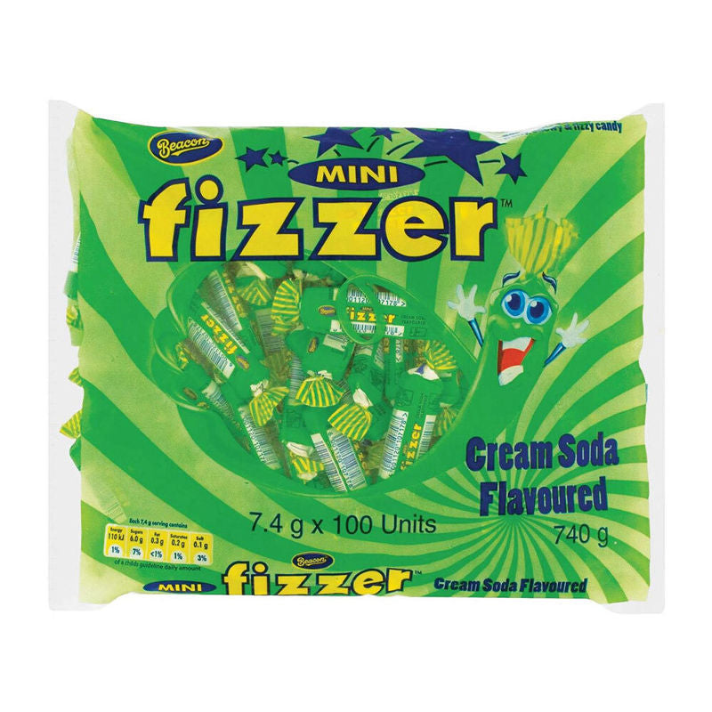 Beacon Mini Creme Soda Flavoured Sweets Bag (100 x 740 g)