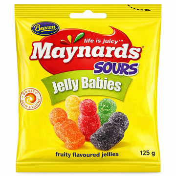 Maynards Sour Jelly Babies Carton (24 x 60 g)