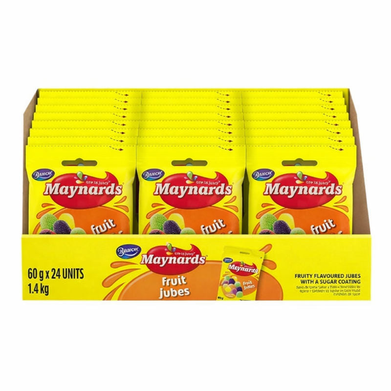 Maynards Fruity Jelly Babies Sweets Box (24 x 60 g)