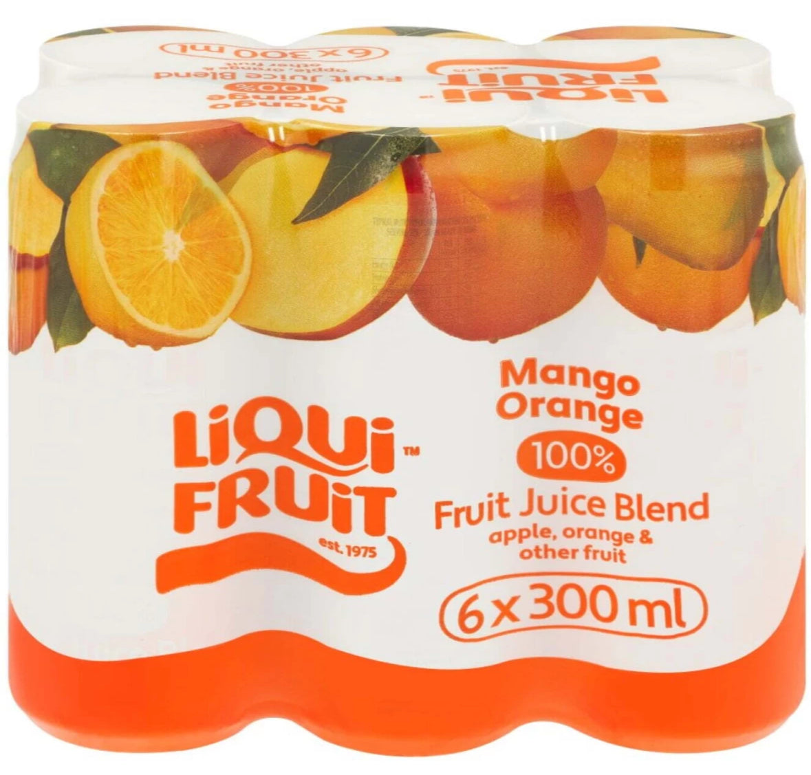 Liqui Fruit Mango & Orange 100% Fruit Juice Blend (6 x 300ml)