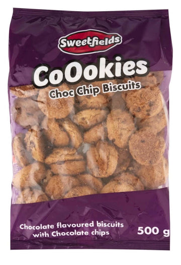 Sweetfields Chocolate Flavoured with Choc Chip Cookies (500g) MYEXPREZZ