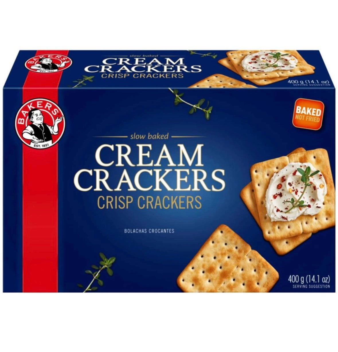 Bakers Cream Crackers Biscuits (400g) MYEXPREZZ