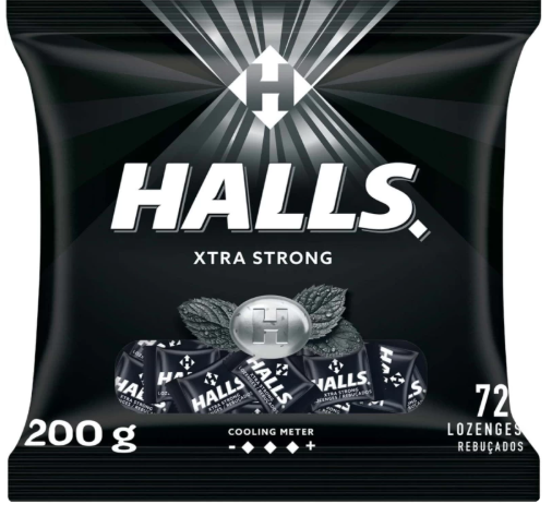 Halls Lozenges Bag Menthol  - Pack of 1 x 200 g
