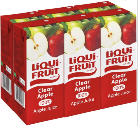 Liqui Fruit 100% Apple Fruit Juice Blend (6 x 200ml)