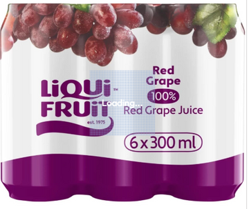 Liqui Fruit Grape 100% Fruit Juice Blend (6 x 300ml)