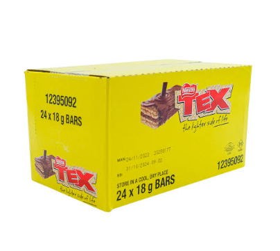 Nestlé Mini Tex & Mini Bar One Combo – 48 Pack Box Milk Chocolate Bars (48 x 22 g) MYEXPREZZ