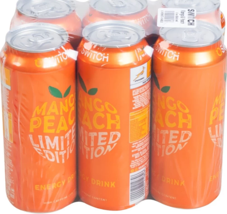 Switch Energy Drink Mango Peach (6 x 500ml)