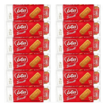 Lotus Biscoff Cookies 12X2P Cookies (700 g, Pack of 12)