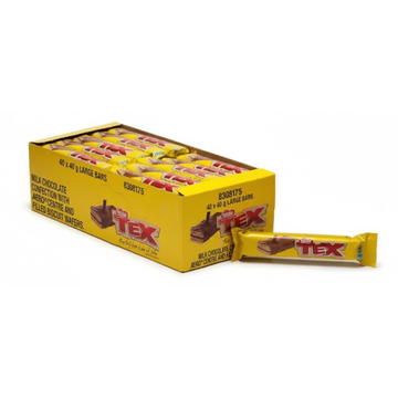 Nestlé Tex Chocolate Bars – 40 x 40g (Large Bars) Milk Chocolate Bars (40 x 40 g)