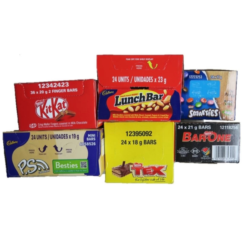 Cadbury Combo - Treat Pack with total of 156 Mini Milk Chocolate Bars (6 x 24 Units)