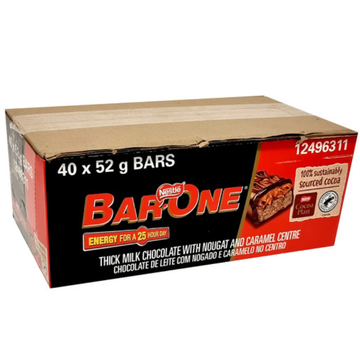 Nestle Bar One Coffee Dark Chocolate Bars (40 x 52 g)