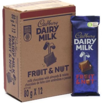 Cadbury Dairy Milk Chocolate Milk Chocolate Slabs (12 x 80 g)