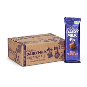 Cadbury Classic Dairy Milk Chocolate Milk Chocolate Slabs (12 x 80 g)