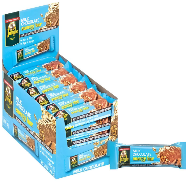 Jungle Energy Milk Chocolate Bars (30 x 40 g)