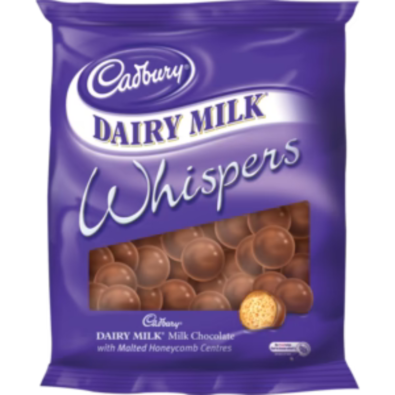 Cadbury Whispers 65g Pack of 24 Milk Chocolate Truffles (24 x 65 g)