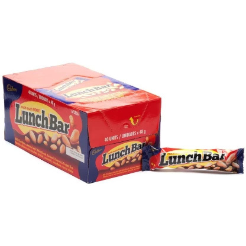 Cadbury Lunch Bar – 48g x 40 Pack – The Ultimate Snack Break Milk Chocolate Bars (40 x 1920 g)