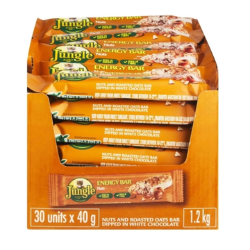 Jungle Energy Bar Nuts Nougat Bars (30 x 40 g)