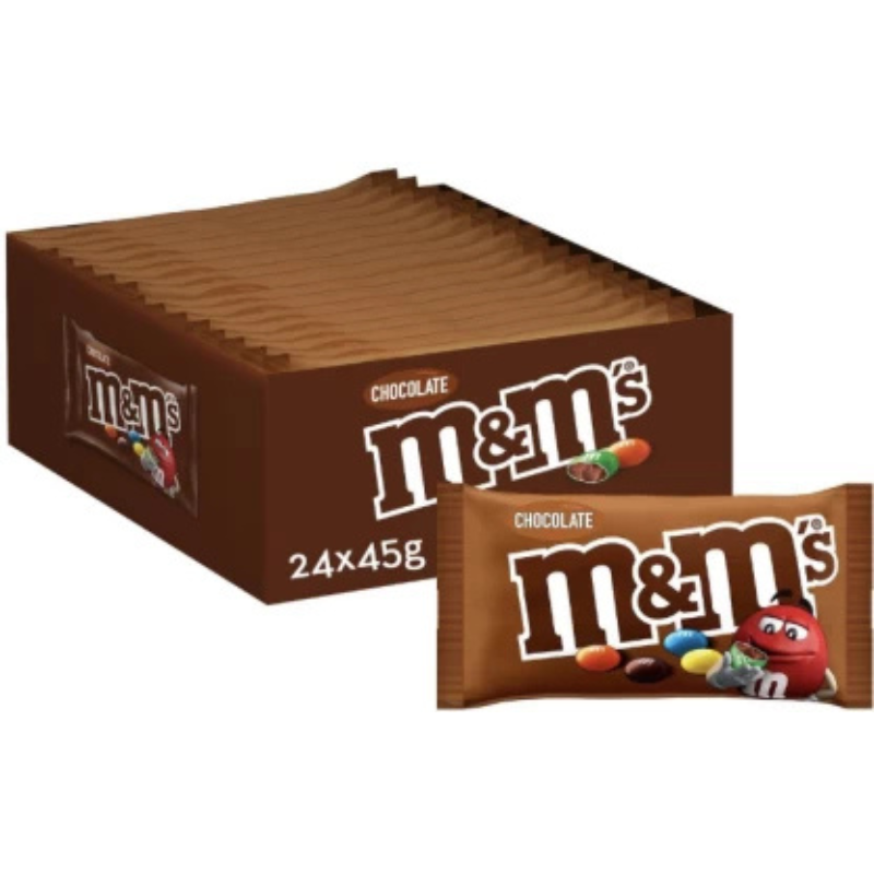 M&Mś Milk Chocolate 24 Milk Chocolate Bites (24 x 45 g)