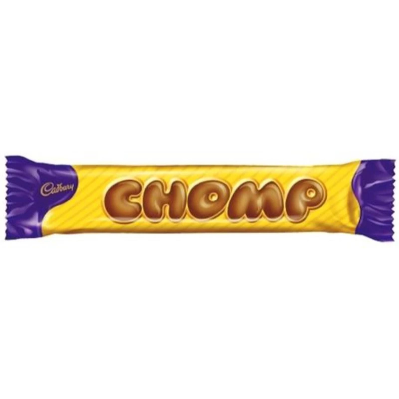 Cadbury Chomp Wafer and Caramel Milk Chocolate Bars (90 x 35 g)