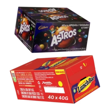 Nestle Astros & Lunch Bar Combo Milk Chocolate Bars (80 x 40 g)