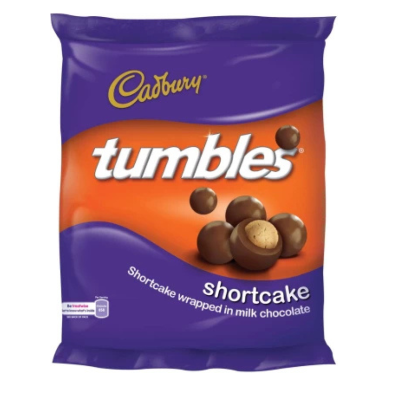 Cadbury Tumbles Shortcake Milk Chocolate Bites (36 x 65 g)