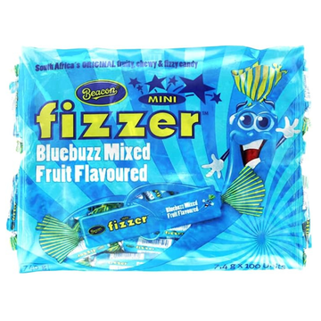 Beacon Fizzer Blue Buzz Mini Flavoured Sweets Bag (100 x 740 g)