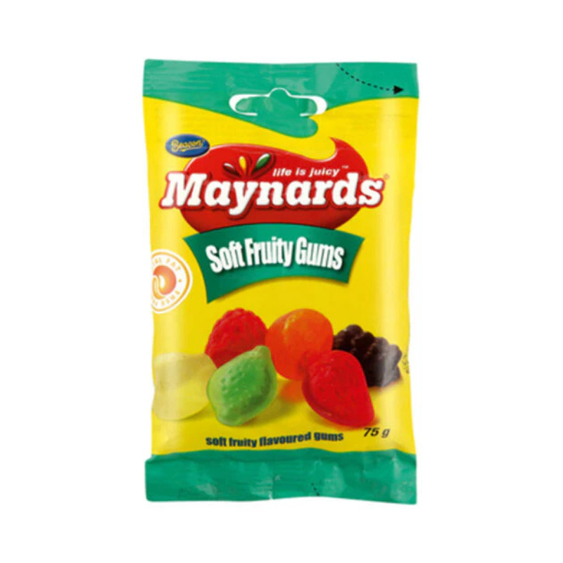 Maynards Soft Fruity Gums Carton (24 x 60 g)