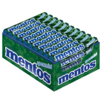 Mentos Spearmint Flavoured Chewy Sweets Box (40 x 37.5 g)