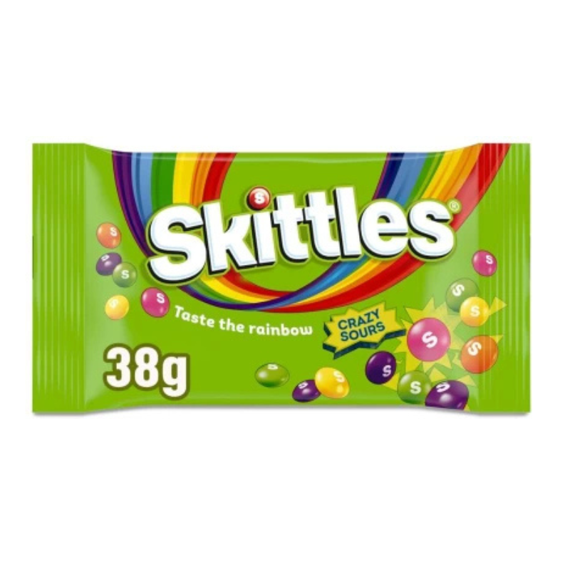 Skittles Crazy Sours Box (14 x 38 g)