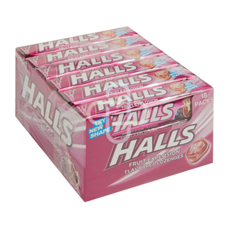 Halls Fruit Explosion Box (18 x 33.5 g)
