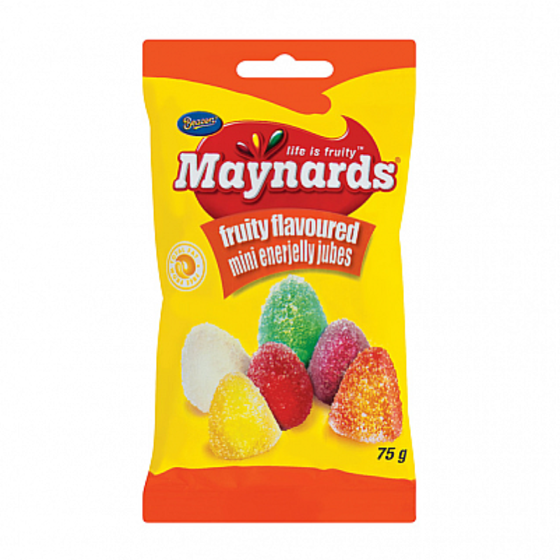 Maynards Fruit Jubes with Sugar Coating Pouch (12 x 60 g)