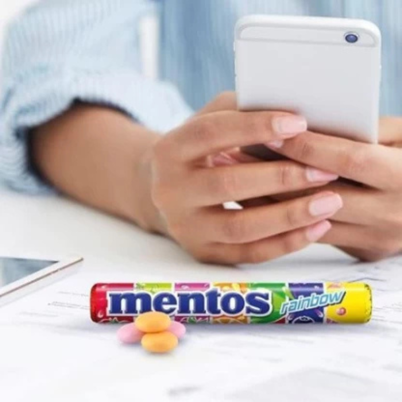 Mentos Rainbow Chewy Dragees Box (40 x 37.5 g)