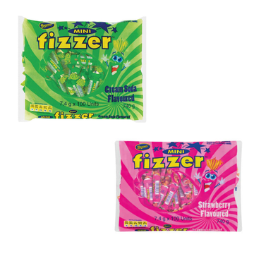 Beacon Fizzers Combo Pack – Strawberry & Cream Soda Flavour (7.4g x 200 Units) Bag (200 x 7.4 g)