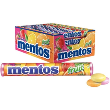 Mentos Fruit Flavoured Sweets Chews Box (40 x 37.5 g)
