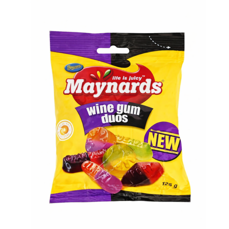 Maynards Wine Gum Duos Carton (24 x 60 g)