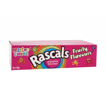 Mister Sweet Candy Rascals Fruity Box (24 x 50 g)