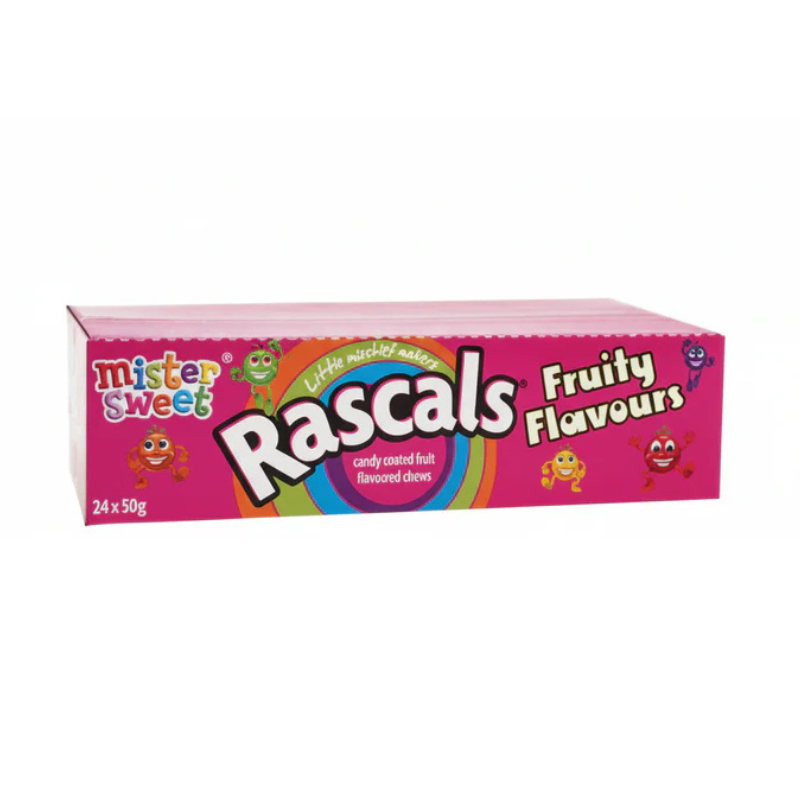 Mister Sweet Candy Rascals Fruity Box (24 x 50 g)