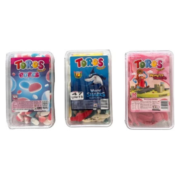 TOROS 3 Tubs Assorted Gummies Plastic Jar (3 x 750 g)