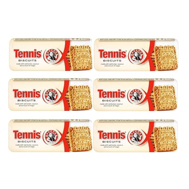 Bakers Tennis Plain Biscuits (200 g, Pack of 6)