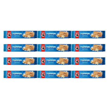 Bakers Topper Vanilla Flavoured Cream Filled Biscuit (125 g, Pack of 12)