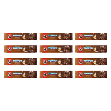Bakers Topper Chocolate Flavoured Cream Filled Biscuit (125 g, Pack of 12)
